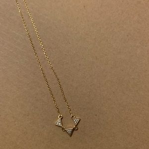 Gold Triangle Necklace